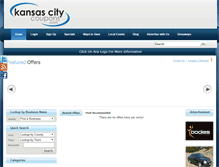 Tablet Screenshot of kansascitycoupons.com